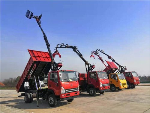 國六大運抓斗自卸垃圾車