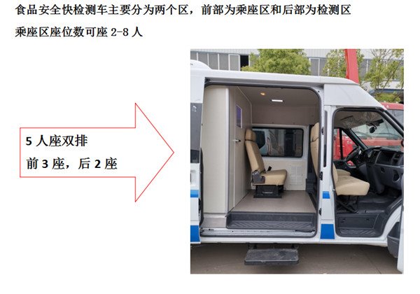 福特V348食品安全檢測車
