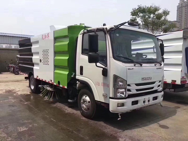 國六五十鈴洗掃車廠家報價價格是多少