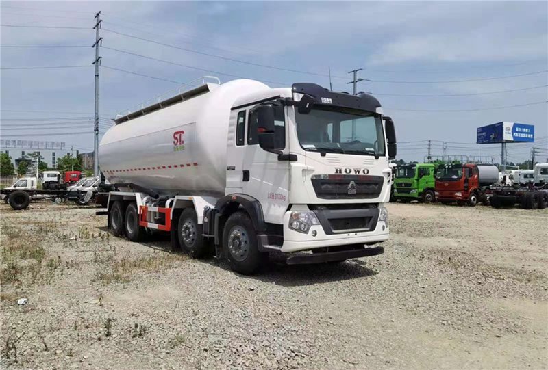 好消息國六前四后八輕量化干混砂漿車降價了
