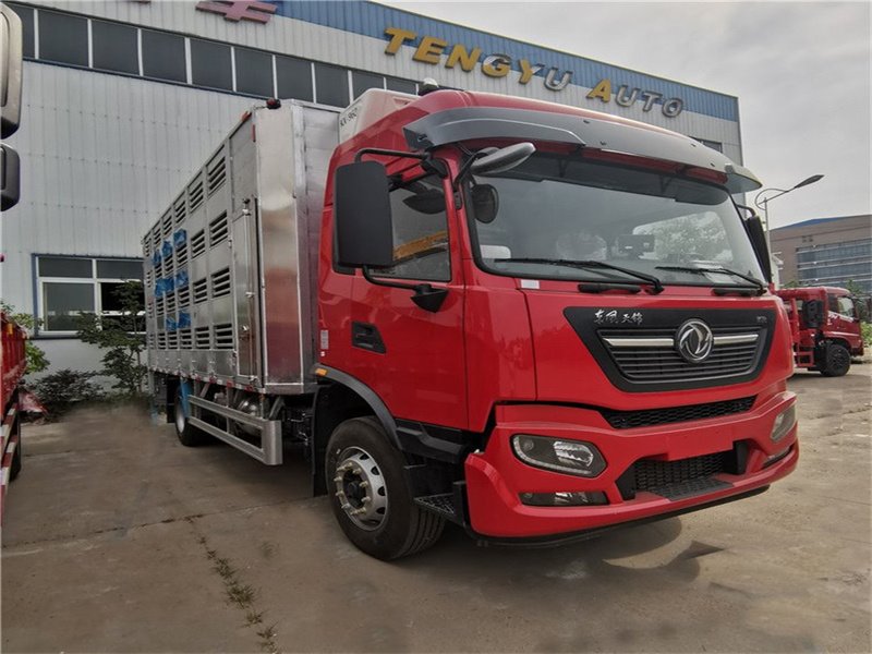 力薦一款國六單橋廂式畜禽車