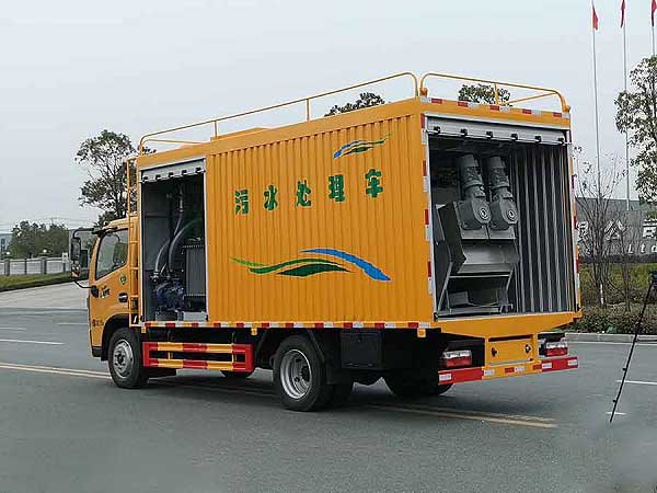 國六東風(fēng)多利卡D7黃牌污水處理車