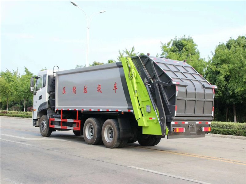東風(fēng)天龍18方壓縮式垃圾車壓縮效果好