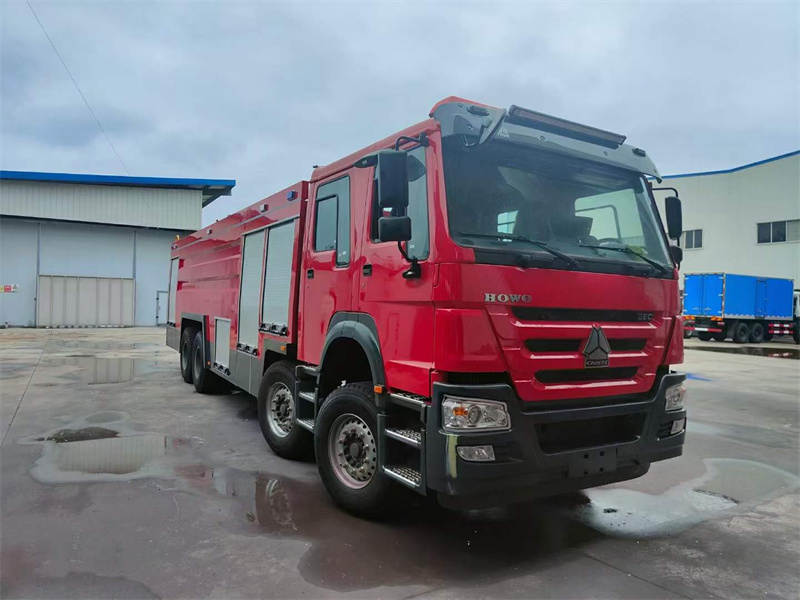 16噸泡沫消防車重汽豪沃如何
