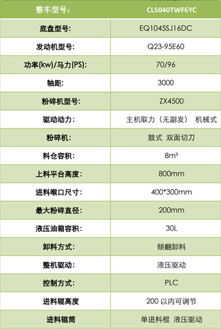 程力CL物料粉碎車-ZX450樹木粉碎車