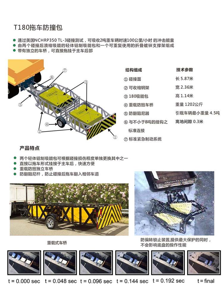 國六東風(fēng)天錦防撞緩沖車