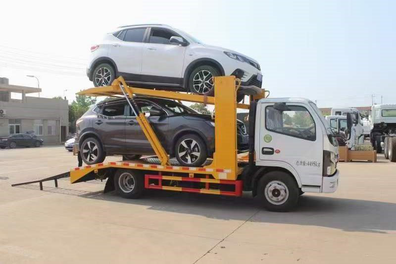 國(guó)六藍(lán)牌二位板轎運(yùn)車(chē)雙層