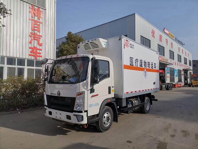 重汽豪沃醫(yī)療廢物轉(zhuǎn)運(yùn)車廠家直銷