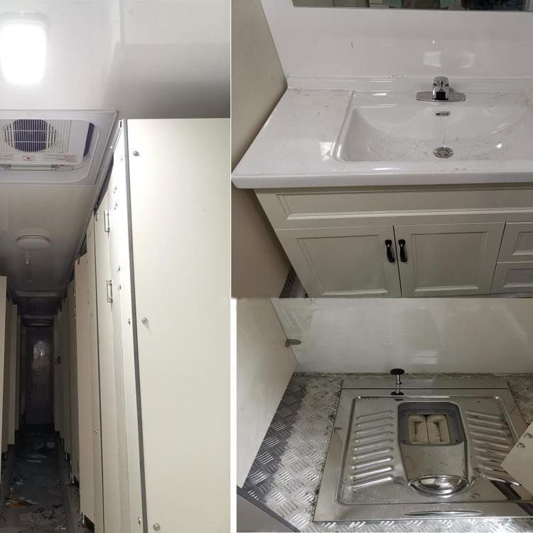 廠家定制景區(qū)大型工程車載廂式廁所衛(wèi)生間 