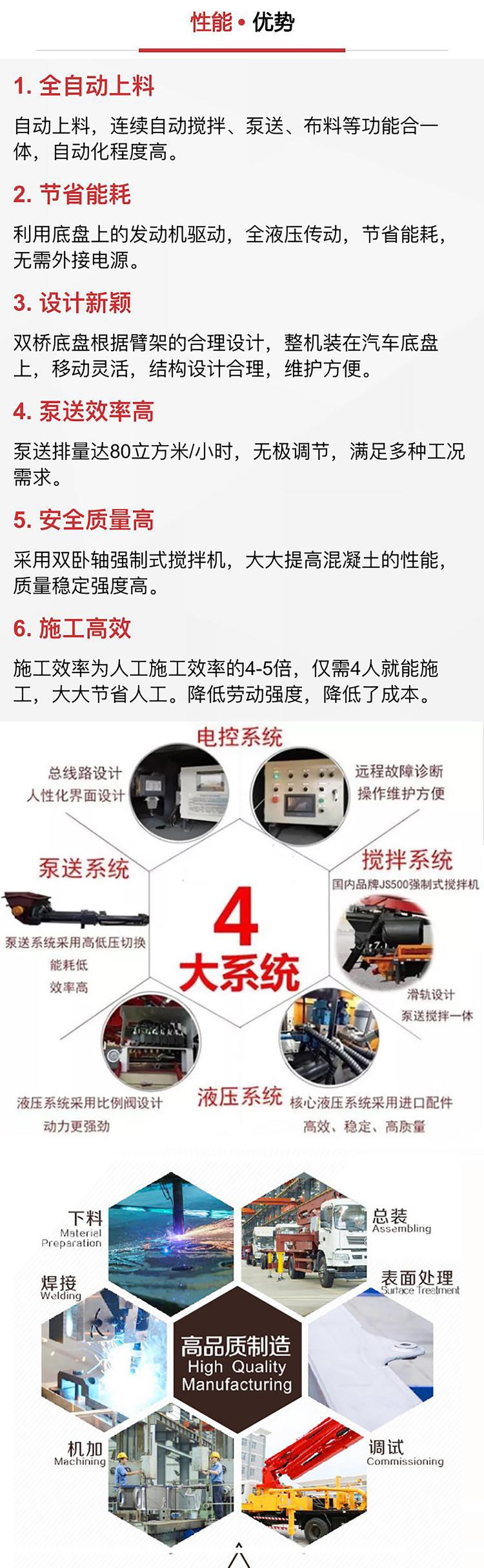 重汽豪沃混泥土水泥泵車(chē)
