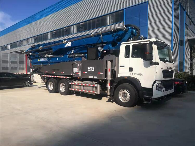 國(guó)六陜汽70米混凝土泵車