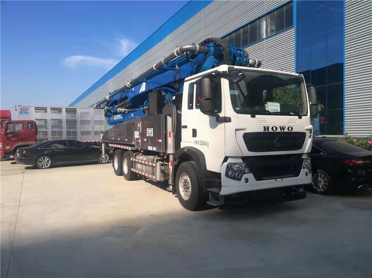 國(guó)六陜汽70米混凝土泵車