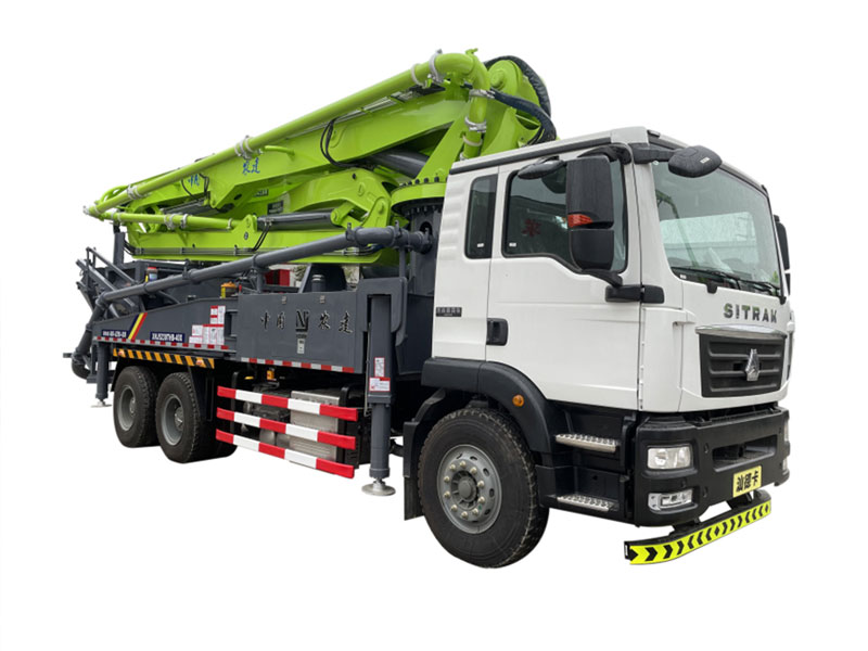 國(guó)六重汽40米雙橋攪拌混凝土泵車(chē)一體機(jī)