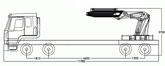 重汽豪沃25-60噸汽車起重機（折臂吊）