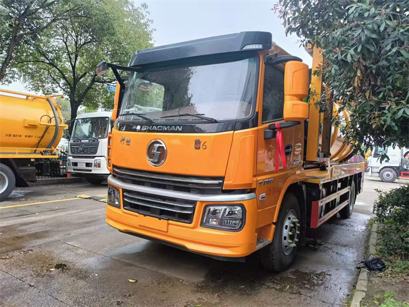 陜汽軒德15方清洗吸污車