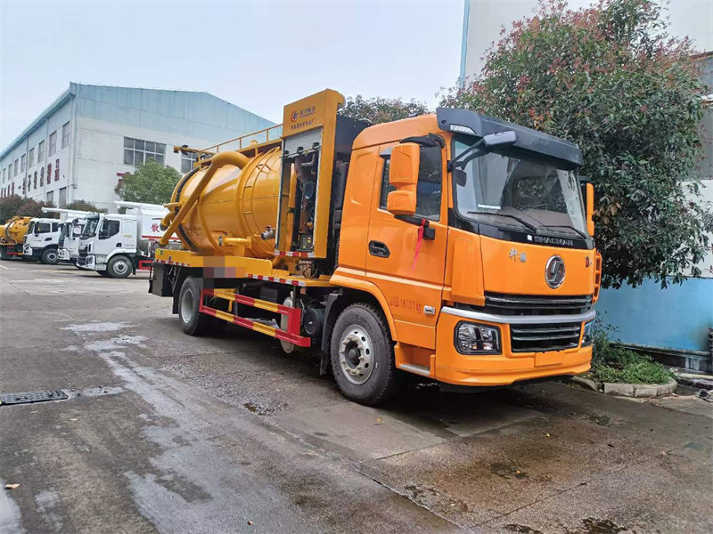 陜汽軒德15方清洗吸污車