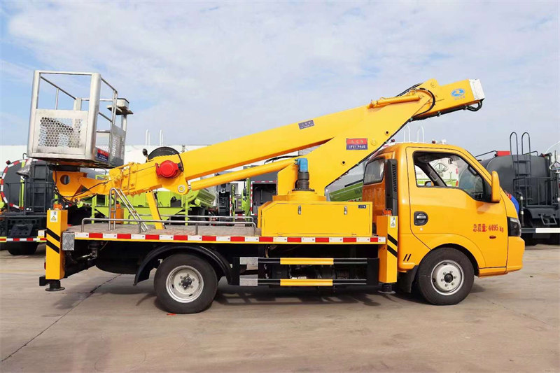 東風(fēng)途逸16米藍牌伸縮臂高空作業(yè)車