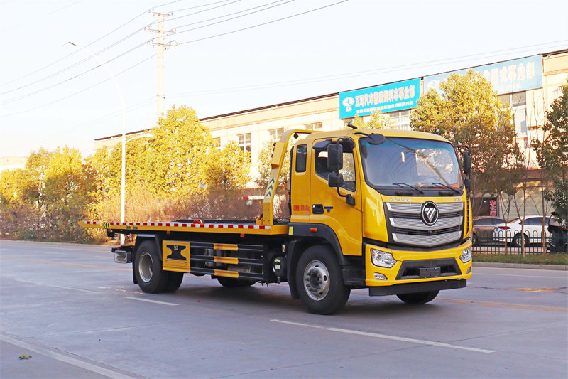 福田歐航一拖二清障車