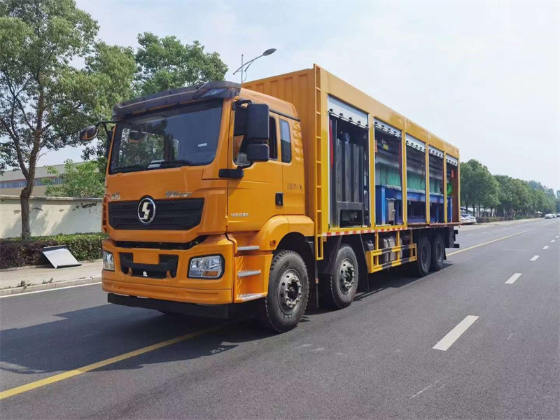 陜汽泥漿壓榨車新款上市