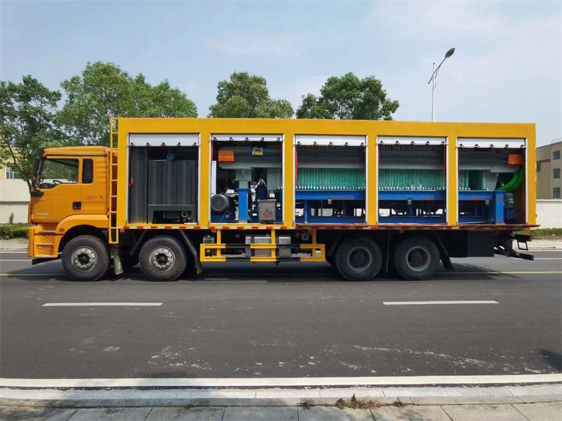 陜汽泥漿壓榨車新款上市