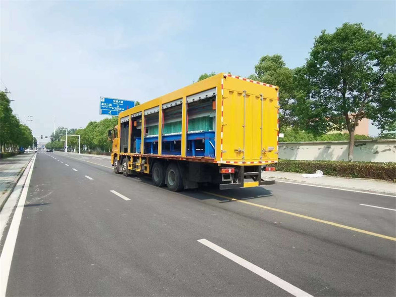 陜汽泥漿壓榨車新款上市