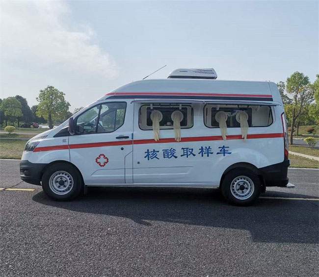 程力三窗口核酸采樣車