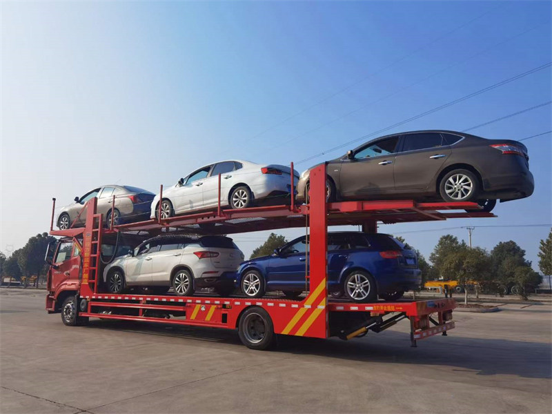 豪沃五位板轎運(yùn)車裝載靈活