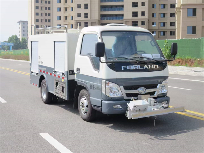 國六福田藍牌2噸清洗車報價