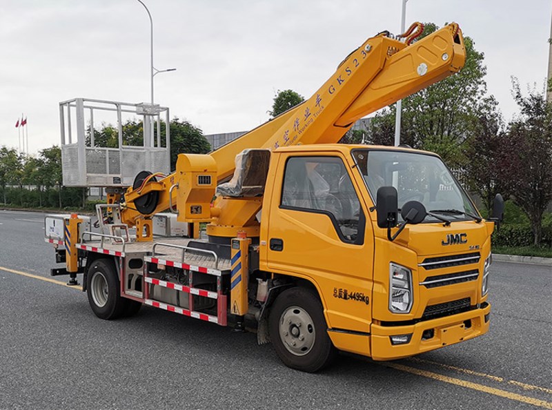 邁德盛牌YAD5043JGKJX6型高空作業(yè)車