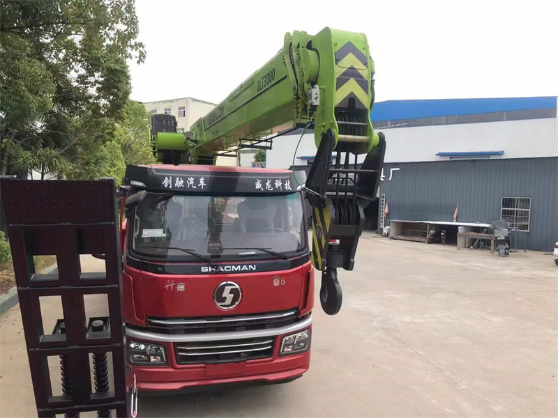 陜汽軒德翼6后八輪隨車吊直銷