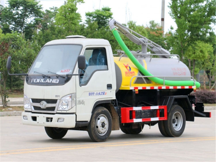 福田小卡藍(lán)牌3方吸糞車