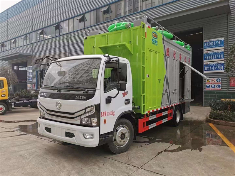 大多利卡雙疊螺吸污凈化車發(fā)車