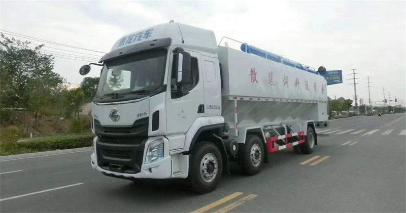 15噸柳汽散裝飼料車價(jià)錢