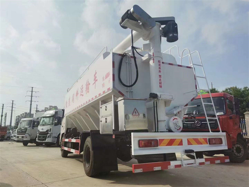 國六東風天錦15噸飼料車經(jīng)濟實用