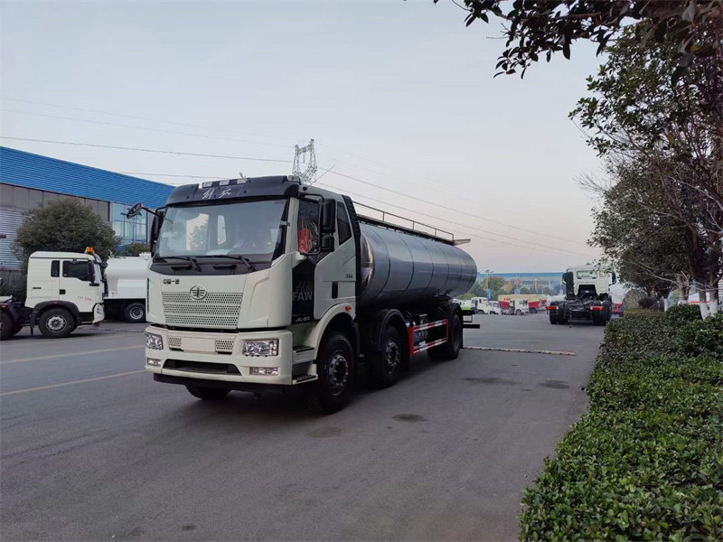 解放16噸鮮奶運輸車廠家直銷
