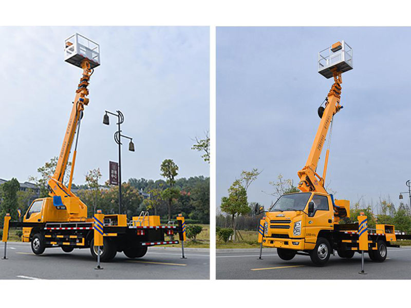 國六江鈴23m藍(lán)牌高空作業(yè)車
