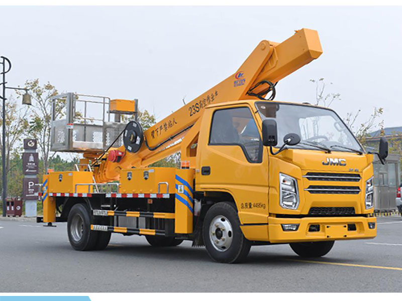 國六江鈴23m藍(lán)牌高空作業(yè)車