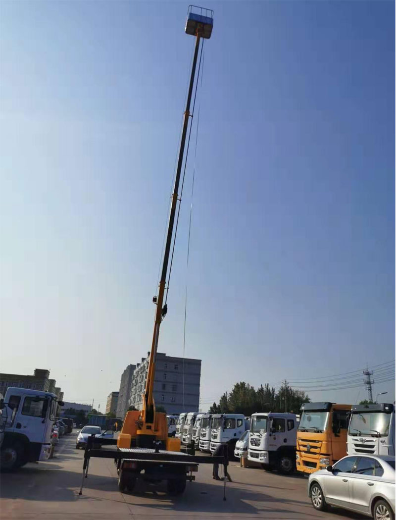 藍(lán)牌23米直臂伸縮式高空作業(yè)車