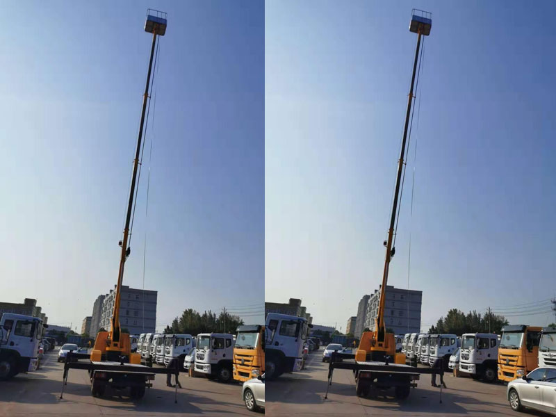藍(lán)牌23米直臂伸縮式高空作業(yè)車
