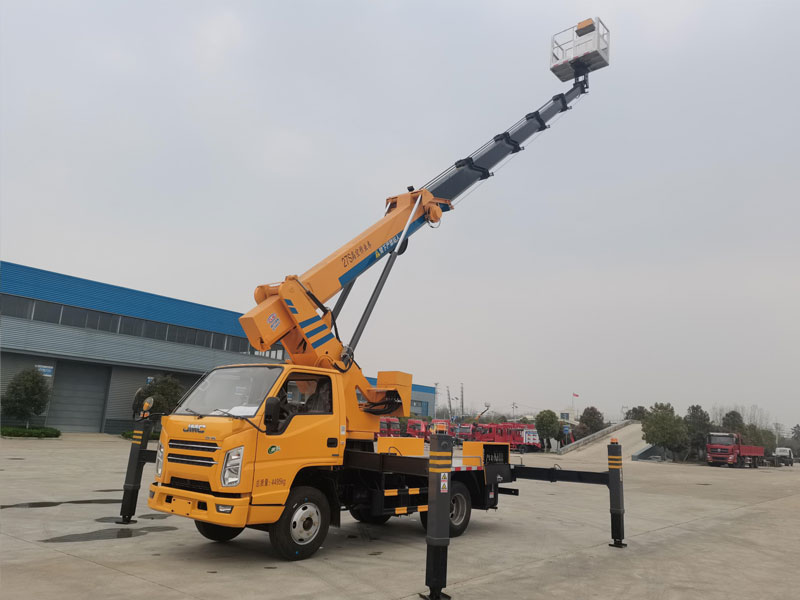江鈴藍(lán)牌27米直臂伸縮式高空作業(yè)車(chē)