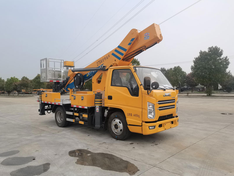 江鈴藍(lán)牌27米直臂伸縮式高空作業(yè)車(chē)