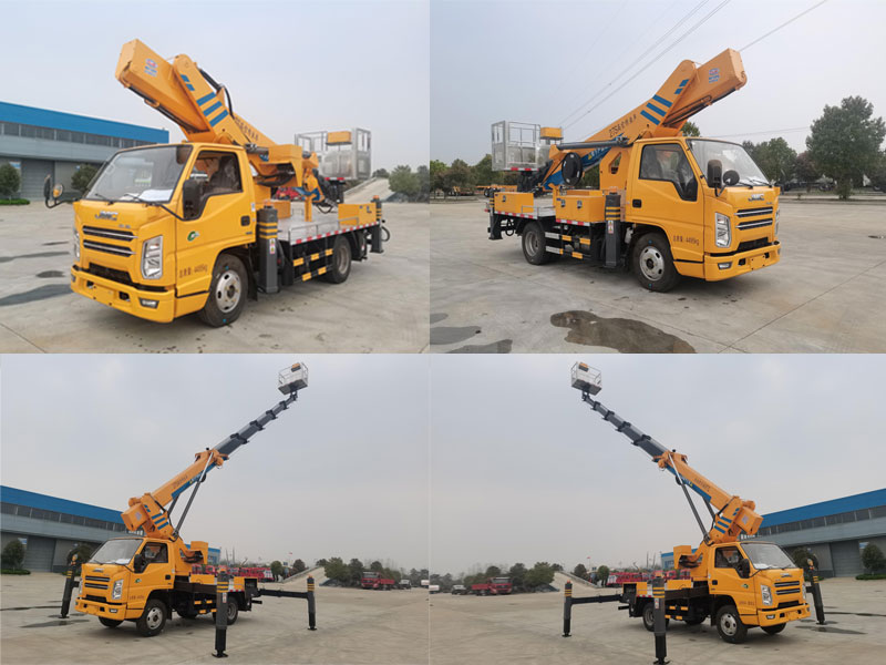 江鈴藍(lán)牌27米直臂伸縮式高空作業(yè)車(chē)