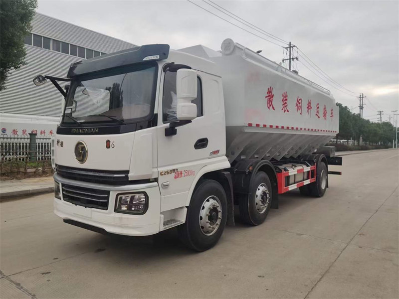 國六陜汽小三軸飼料車今日推薦
