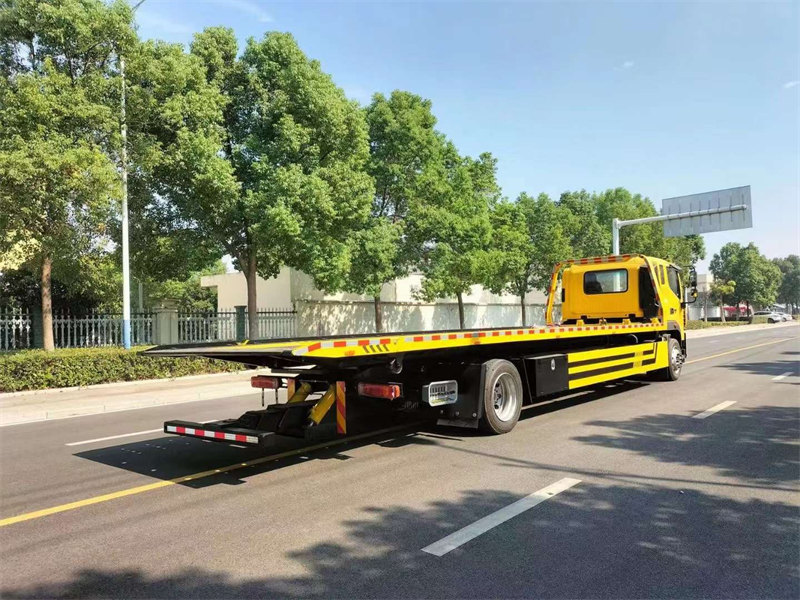 10噸大板清障車救援收車好幫手