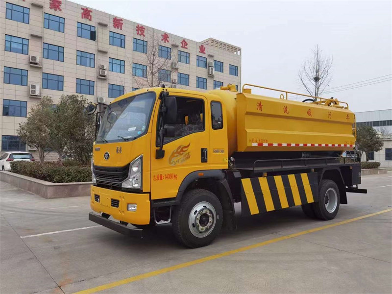重汽豪曼新款清?洗吸污車出品