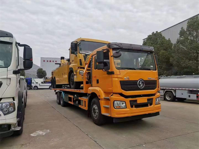 國六一拖二清障車陜汽后雙橋性價(jià)比高