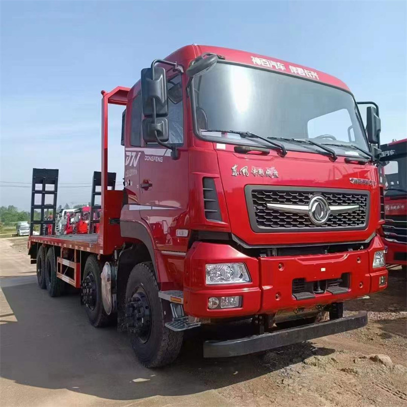 國(guó)六前四后八平板運(yùn)輸車(chē)制造廠