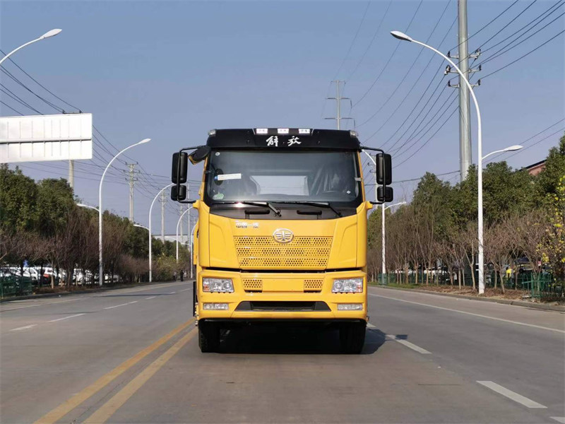 國六解放J6一拖二清障車配置圖片