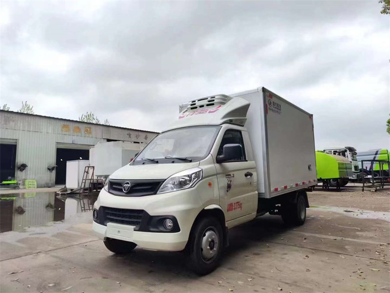 福田祥菱V2冷藏車現(xiàn)車晶龍三代保溫廂體漢雪-15度機(jī)組