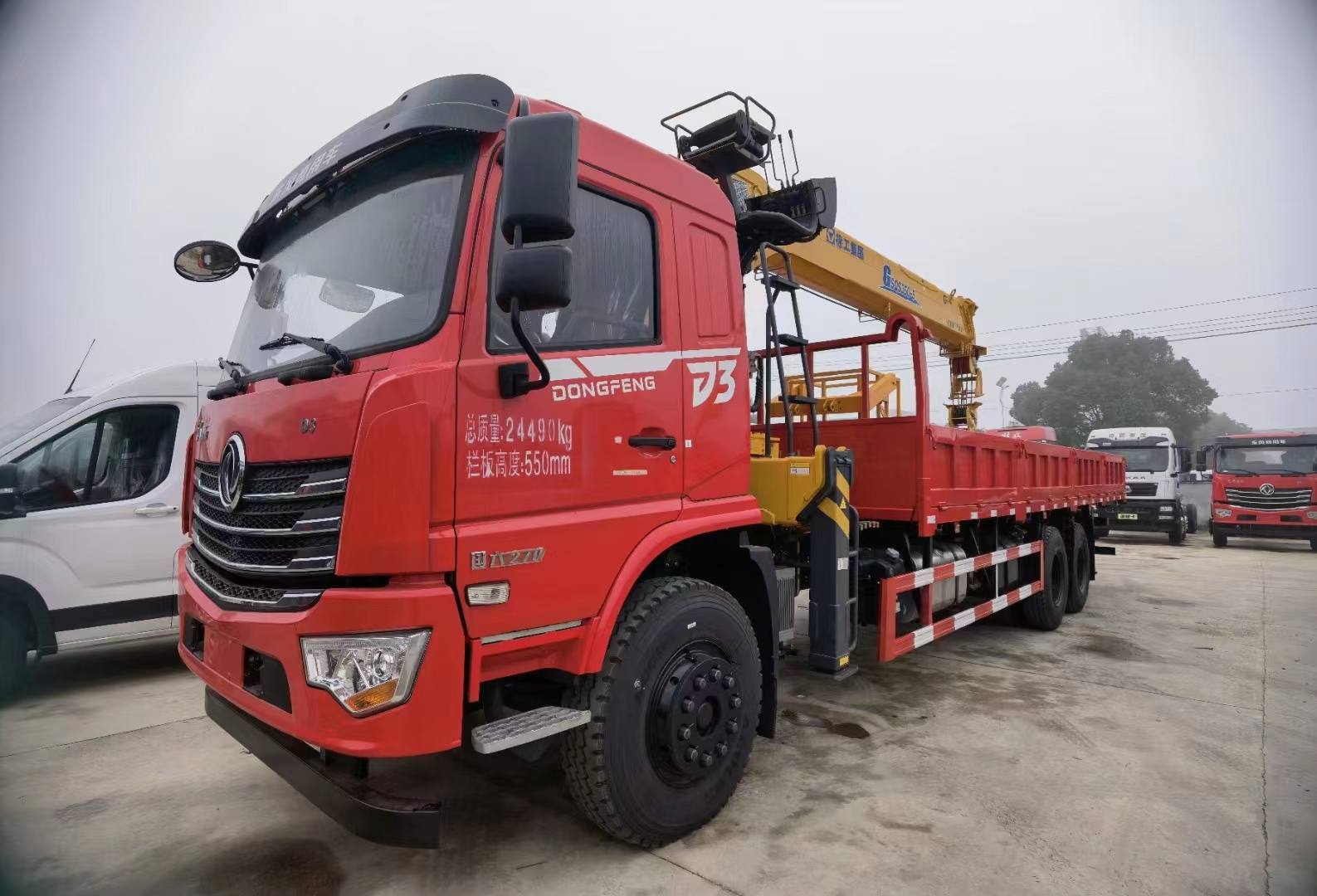 東風(fēng)后八輪玉柴270馬力徐工14噸隨車吊